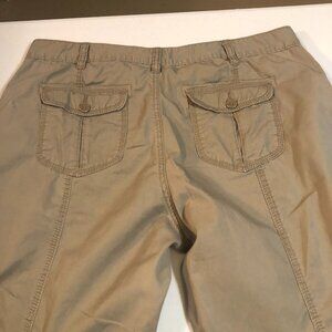 Calvin Klein Beige Cargo Pants, Size 16
